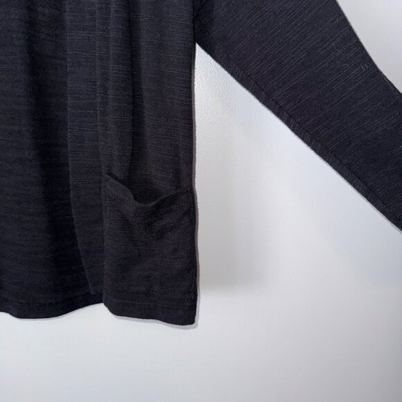 Old Navy Black Open-Front Cardigan S - Picture 4 of 6